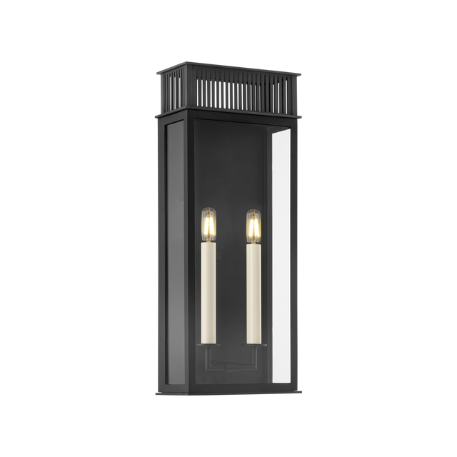 Troy Lighting Gridley TEXTURED BLACK 9.25W x 9.25L x 22.25H Garden Stool