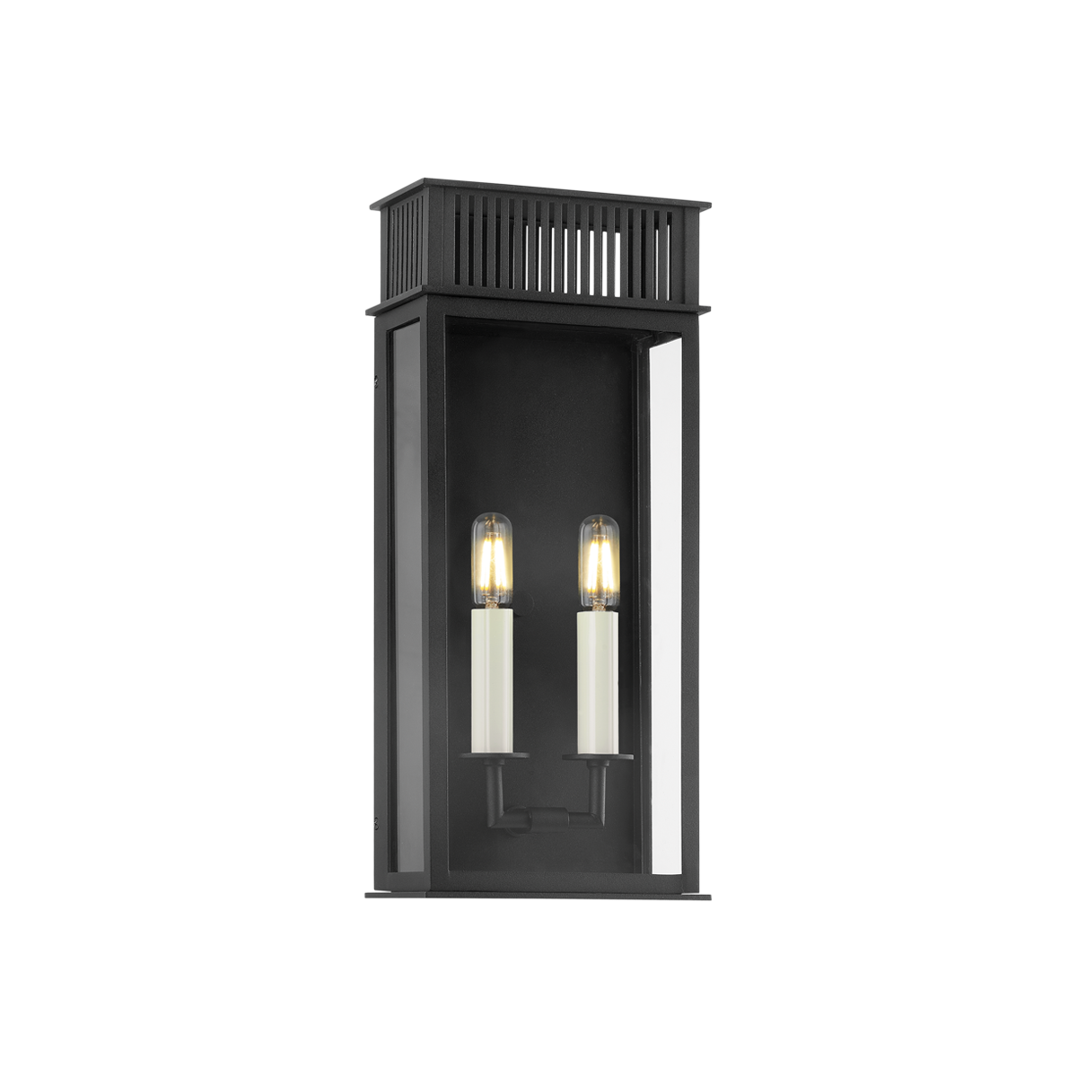 Troy Lighting Gridley TEXTURED BLACK 7.75W x 7.75L x 17.5H Garden Stool