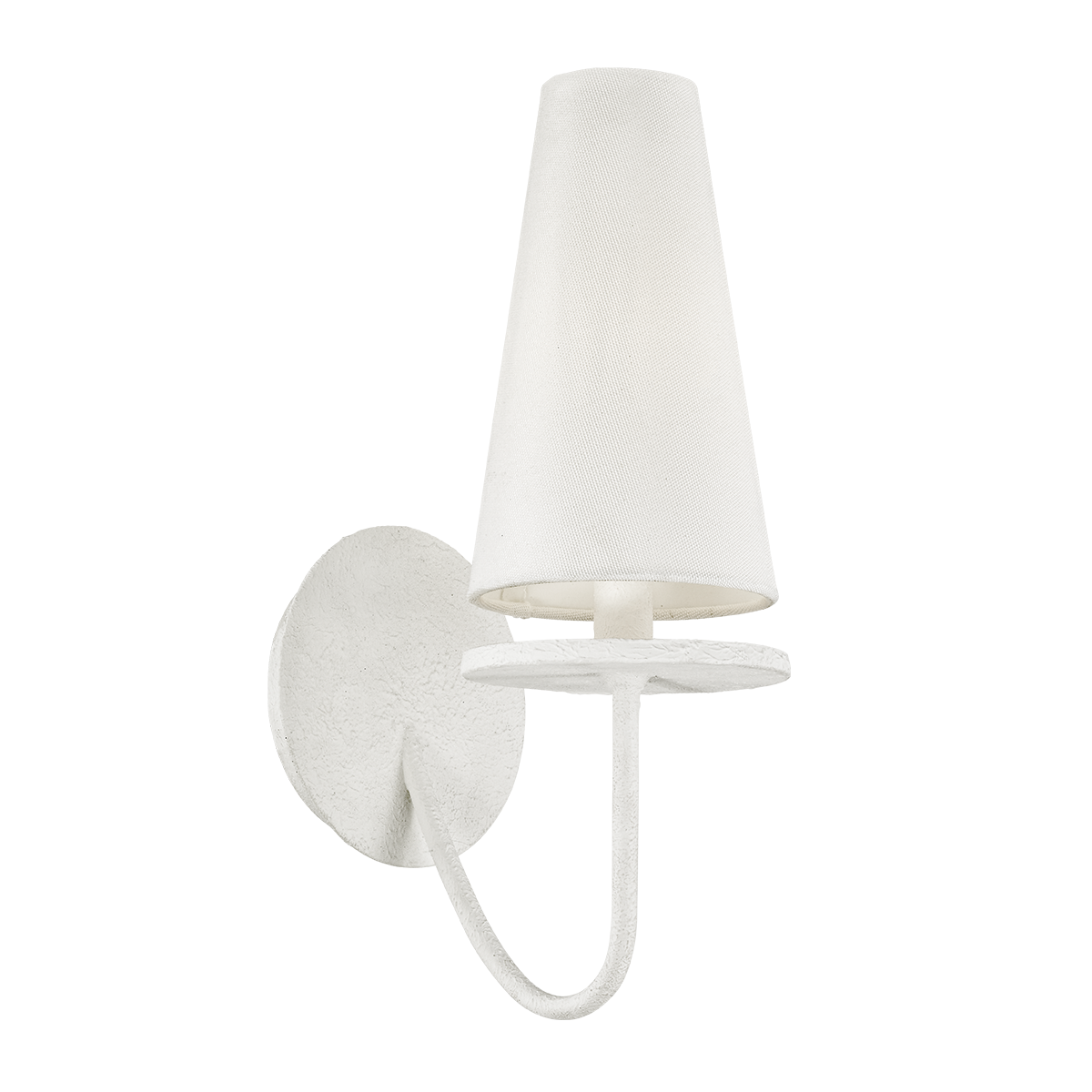 Troy Lighting Marcel GESSO WHITE 5.5W x 5.5L x 14.25H Wall Sconce