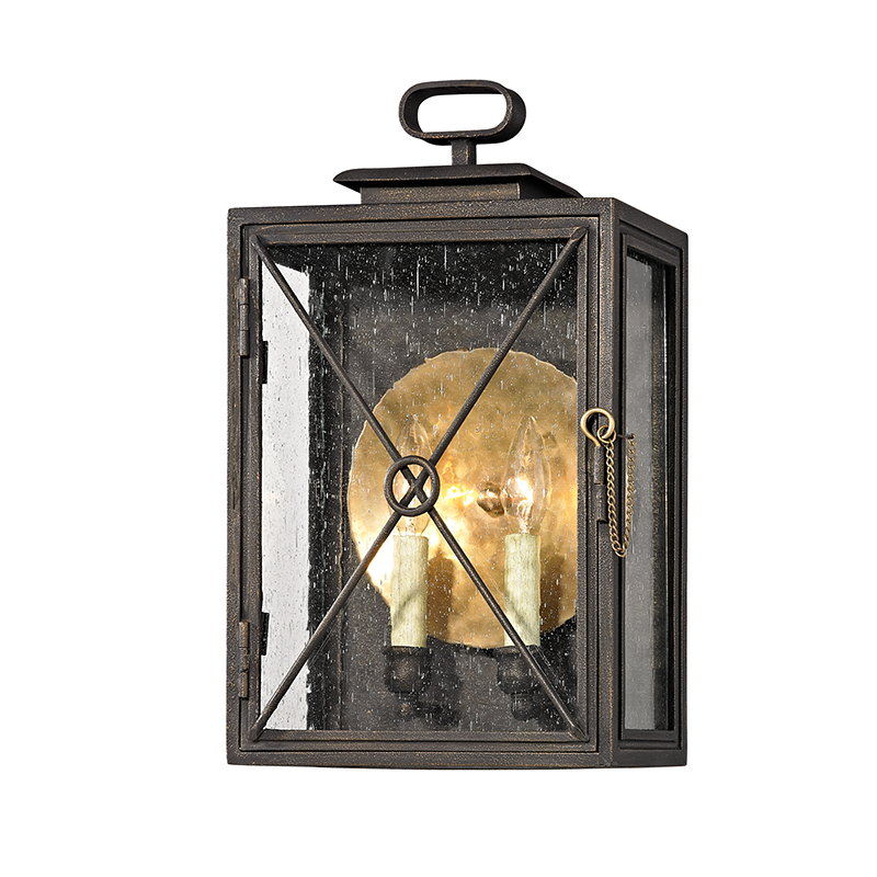 Troy Lighting Randolph VINTAGE BRONZE 10W x 10L x 16.5H Wall Sconce