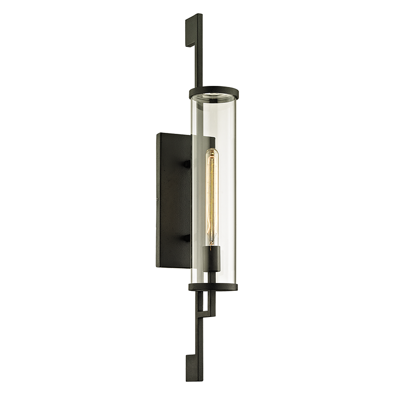 Troy Lighting Park Slope FORGED IRON 5.75W x 5.75L x 32H Wall Sconce