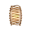 Troy Lighting Balboa TEXTURED BRONZE 10.25W x 10.25L x 14.5H Wall Sconce