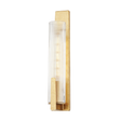 Troy Lighting Malakai VINTAGE GOLD LEAF 3.25W x 3.25L x 19.75H Wall Sconce