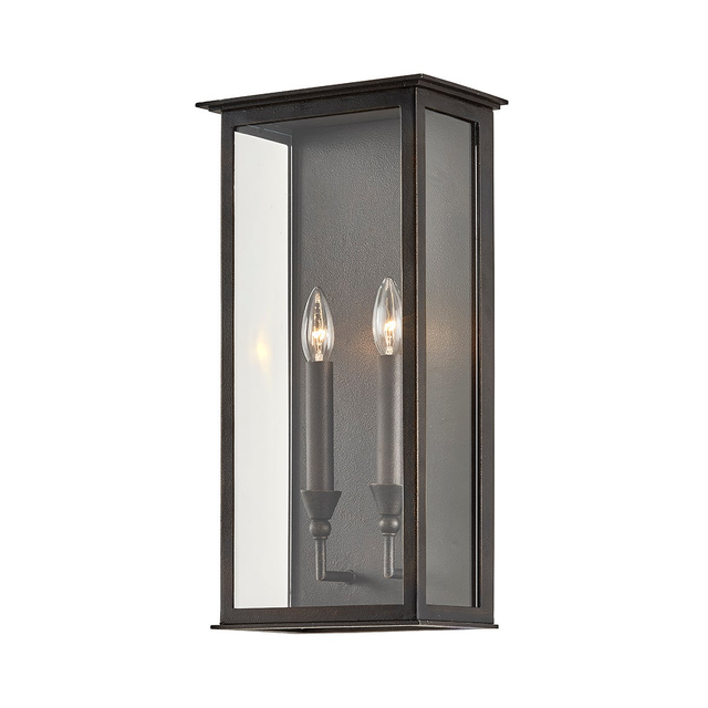 Troy Lighting Chauncey VINTAGE BRONZE 9.5W x 9.5L x 19H Wall Sconce