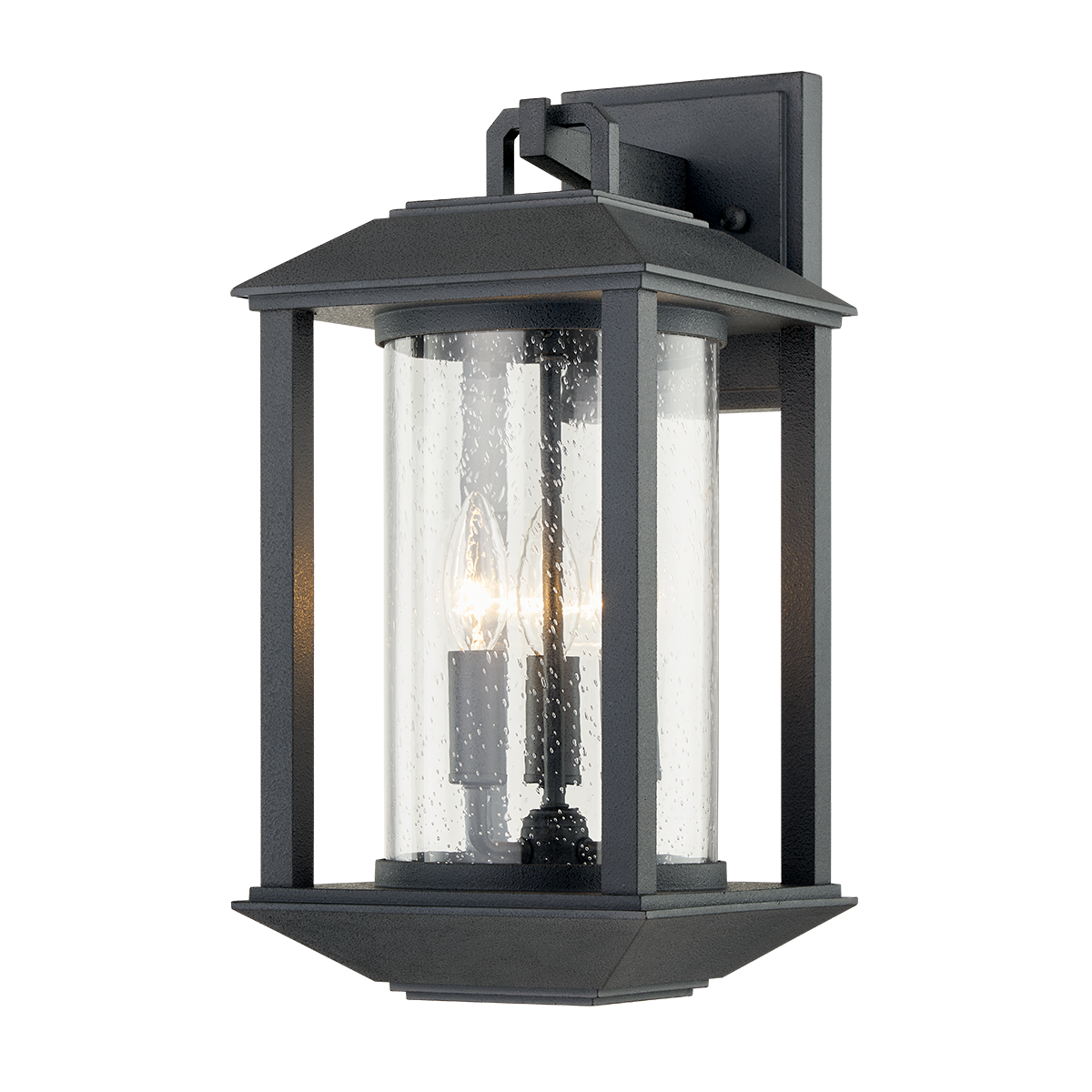 Troy Lighting Mccarthy FORGED IRON 8.5W x 8.5L x 17.5H Wall Sconce