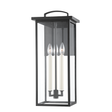Troy Lighting Eden TEXTURED BLACK 9.5W x 9.5L x 22H Wall Sconce