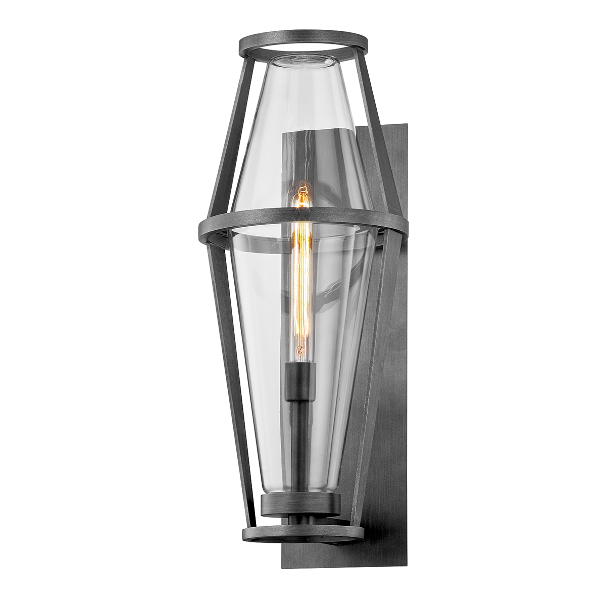 Troy Lighting Prospect Graphite 10.5W x 26.25H Wall Sconce