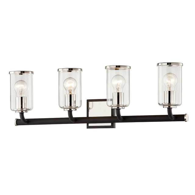 Troy Lighting Aeon TEXTURED BLACK & POLISH NICKEL 28W x 28L x 9H Accessory