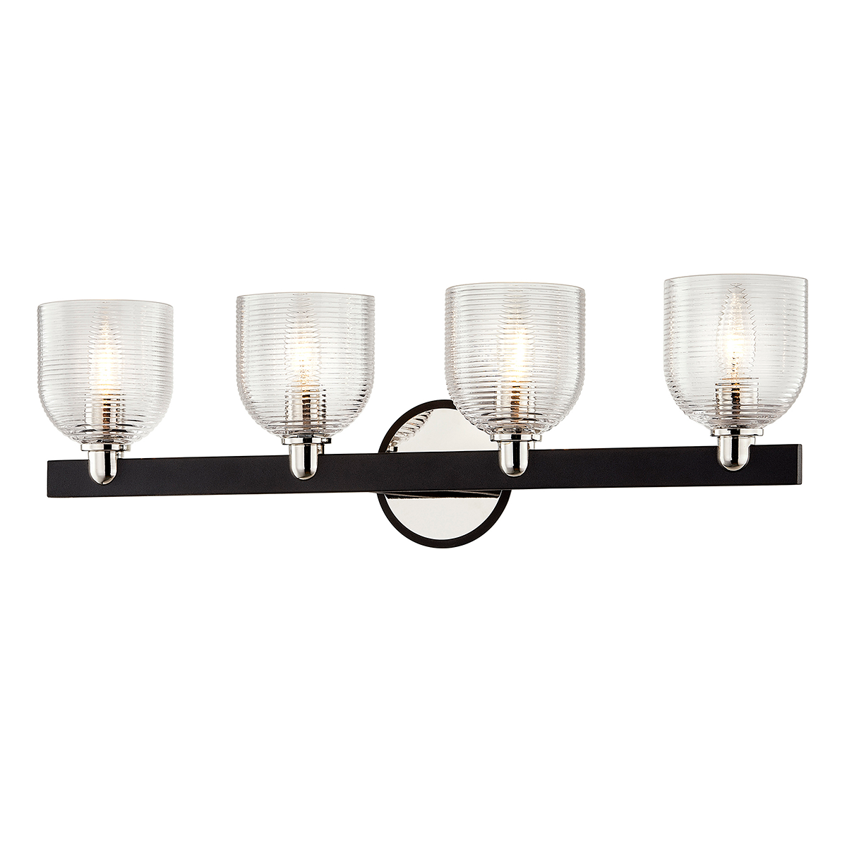 Troy Lighting Munich CARBIDE BLK & POL NICKEL 26.5W x 26.5L x 8.5H Accessory