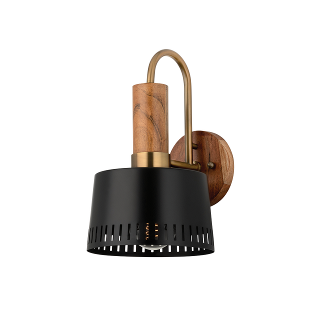 Troy Lighting Memphis PATINA BRASS 8W x 8L x 13.5H Wall Sconce