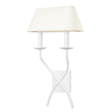 Troy Lighting Lomita GESSO WHITE 14W x 14L x 22H Wall Sconce