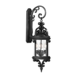 Troy Lighting Pamplona SOFT OFF BLACK 10.25W x 10.25L x 30.25H Wall Sconce