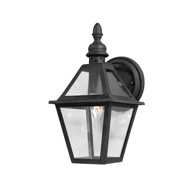 Troy Lighting Townsend TEXTURED BLACK 6.5W x 6.5L x 13H Wall Sconce
