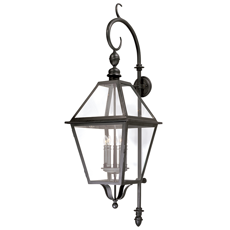 Troy Lighting Townsend TEXTURED BLACK 17W x 17L x 56H Wall Sconce