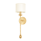 Troy Lighting Osmond VINTAGE GOLD LEAF 6W x 6L x 21H Wall Sconce