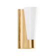 Troy Lighting Abner Vintage Gold Leaf 5W x 5L x 13H Wall Sconce