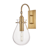 Hudson Valley Lighting Ivy Aged Brass 7.5W x 7.5L x 18H Wall Sconce