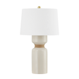 Hudson Valley Lighting Mindy AGED BRASS/CERAMIC IVORY CRACKLE 16.75W x 16.75L x 27.75H Table Lamp