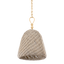 Hudson Valley Lighting REINA Gold Leaf 14W x 14L x 21.75H Pendant
