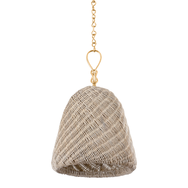 Hudson Valley Lighting REINA Gold Leaf 14W x 14L x 21.75H Pendant