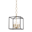 Hudson Valley Lighting Richie Aged Brass/black 13W x 13L x 24.5H Candleholder