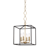 Hudson Valley Lighting Richie Aged Brass/black 13W x 13L x 24.5H Candleholder