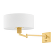 Hudson Valley Lighting SAMMY Aged Brass 12.5W x 12.5L x 10.25H Wall Sconce