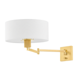 Hudson Valley Lighting SAMMY Aged Brass 12.5W x 12.5L x 10.25H Wall Sconce