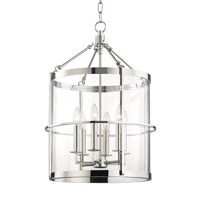 Hudson Valley Lighting Ren Polished Nickel 17.5W x 17.5L x 25.25H Candleholder