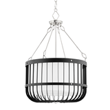 Hudson Valley Lighting Landon Polished Nickel/black 21W x 21L x 32H Candleholder