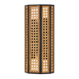 Hudson Valley Lighting Georgia Old Bronze 7W x 7L x 16.5H Wall Sconce