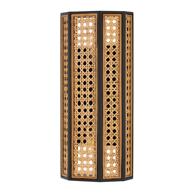 Hudson Valley Lighting Georgia Old Bronze 7W x 7L x 16.5H Wall Sconce