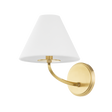 Hudson Valley Lighting Stacey Aged Brass 8.25W x 8.25L x 10.75H Wall Sconce
