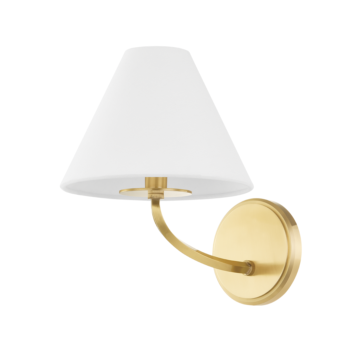 Hudson Valley Lighting Stacey Aged Brass 8.25W x 8.25L x 10.75H Wall Sconce