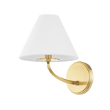 Hudson Valley Lighting Stacey Aged Brass 8.25W x 8.25L x 10.75H Wall Sconce