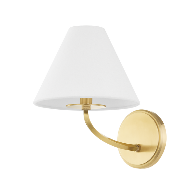 Hudson Valley Lighting Stacey Aged Brass 8.25W x 8.25L x 10.75H Wall Sconce