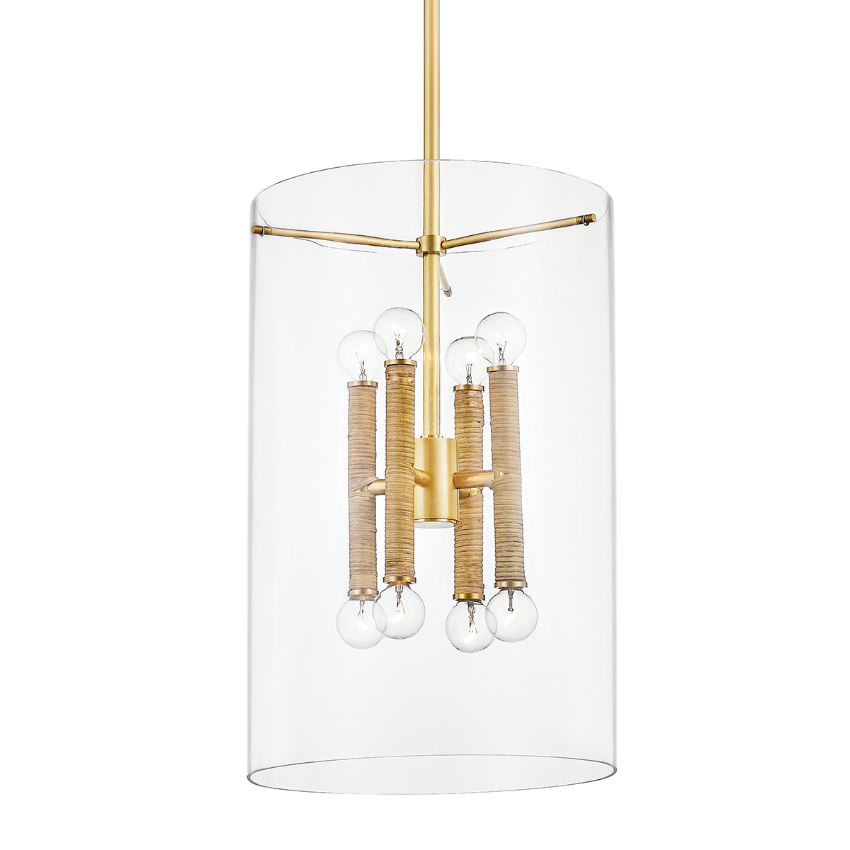 Hudson Valley Lighting Barlow Aged Brass 14.75W x 14.75L x 21.5H Candleholder