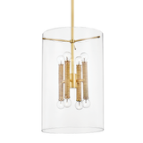 Hudson Valley Lighting Barlow Aged Brass 14.75W x 14.75L x 21.5H Candleholder