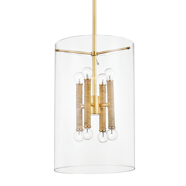 Hudson Valley Lighting Barlow Aged Brass 14.75W x 14.75L x 21.5H Candleholder