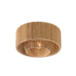 Troy Lighting Coe Vintage Gold Leaf 16W x 16L x 9H Flush Mount