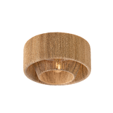 Troy Lighting Coe Vintage Gold Leaf 16W x 16L x 9H Flush Mount