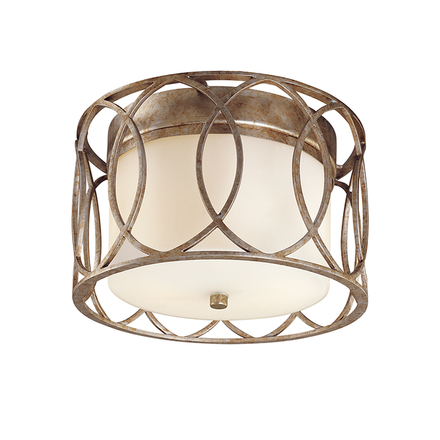 Troy Lighting Sausalito SILVER GOLD 12.25W x 12.25L x 7.5H Flush Mount
