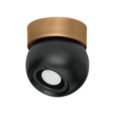 Troy Lighting Odin PATINA BRASS/SOFT BLACK 5.5W x 5.5L x 5.5H Flush Mount