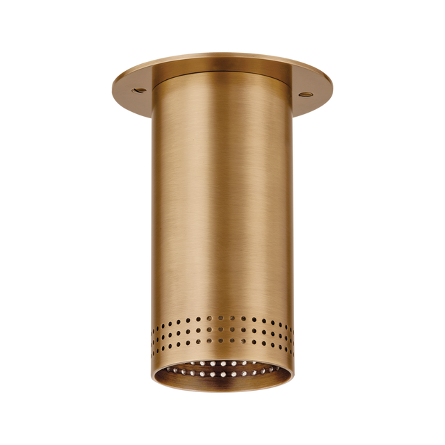 Troy Lighting Berg PATINA BRASS 4.75W x 4.75L x 6.25H Flush Mount
