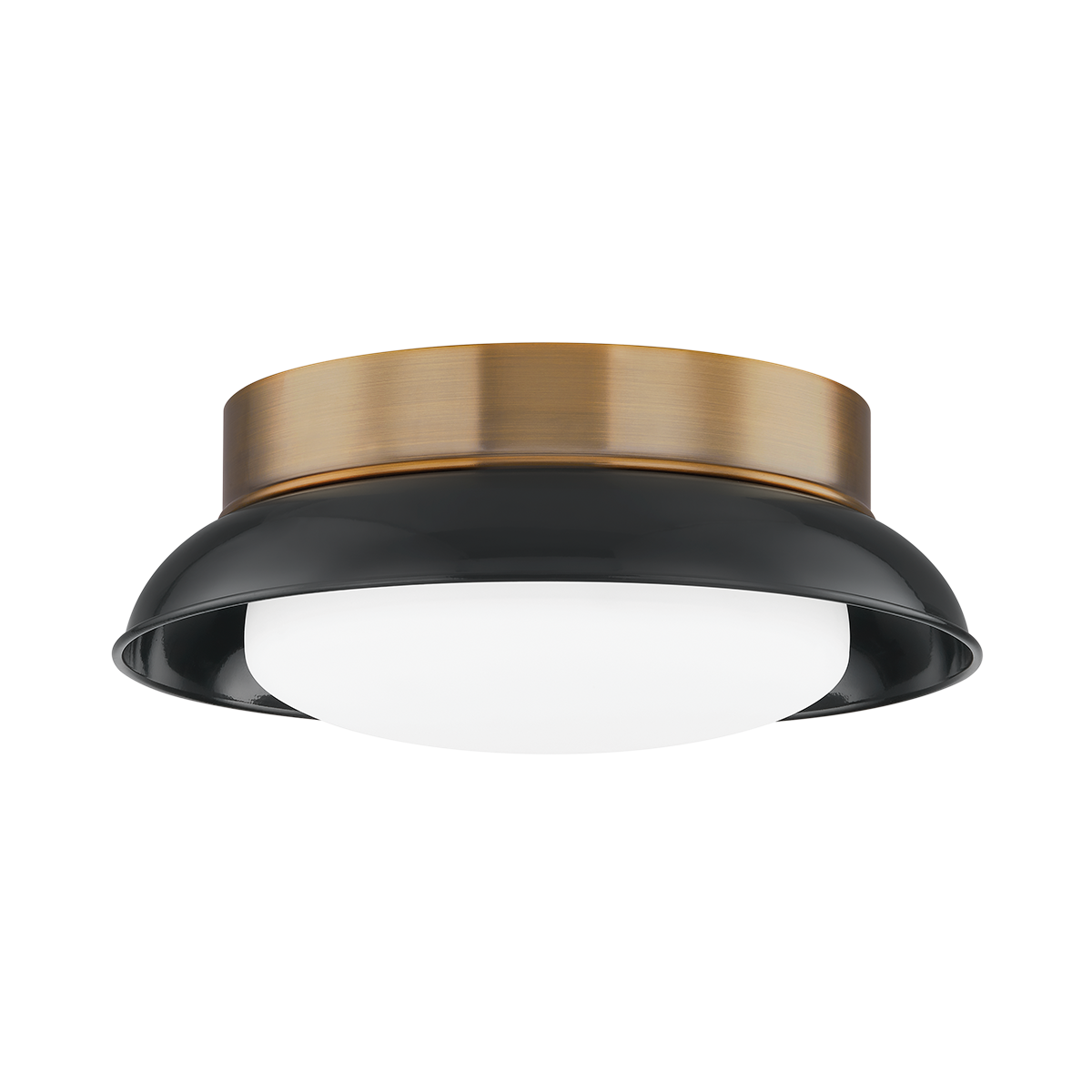 Troy Lighting Arnie PATINA BRASS 14.25W x 14.25L x 5.25H Flush Mount