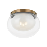 Troy Lighting Magma PATINA BRASS 14.25W x 14.25L x 10H Flush Mount