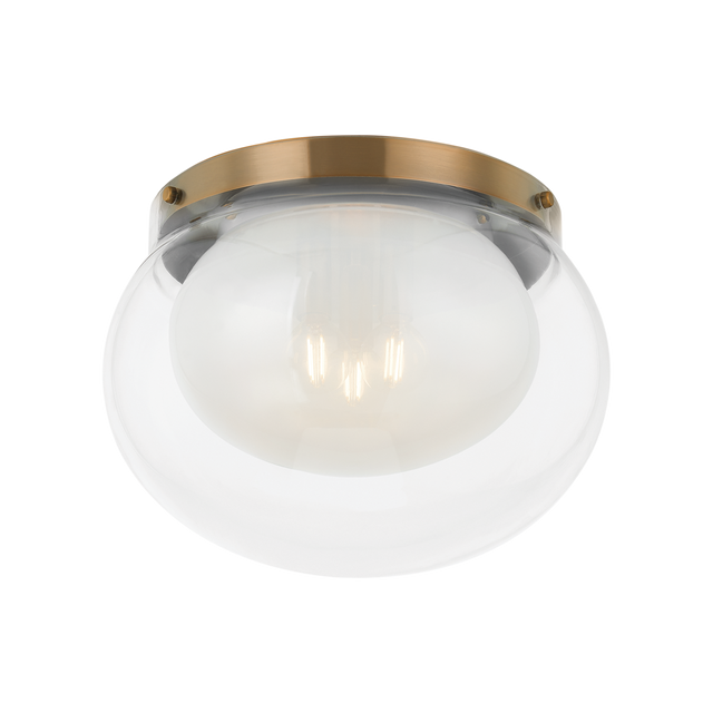 Troy Lighting Magma PATINA BRASS 14.25W x 14.25L x 10H Flush Mount