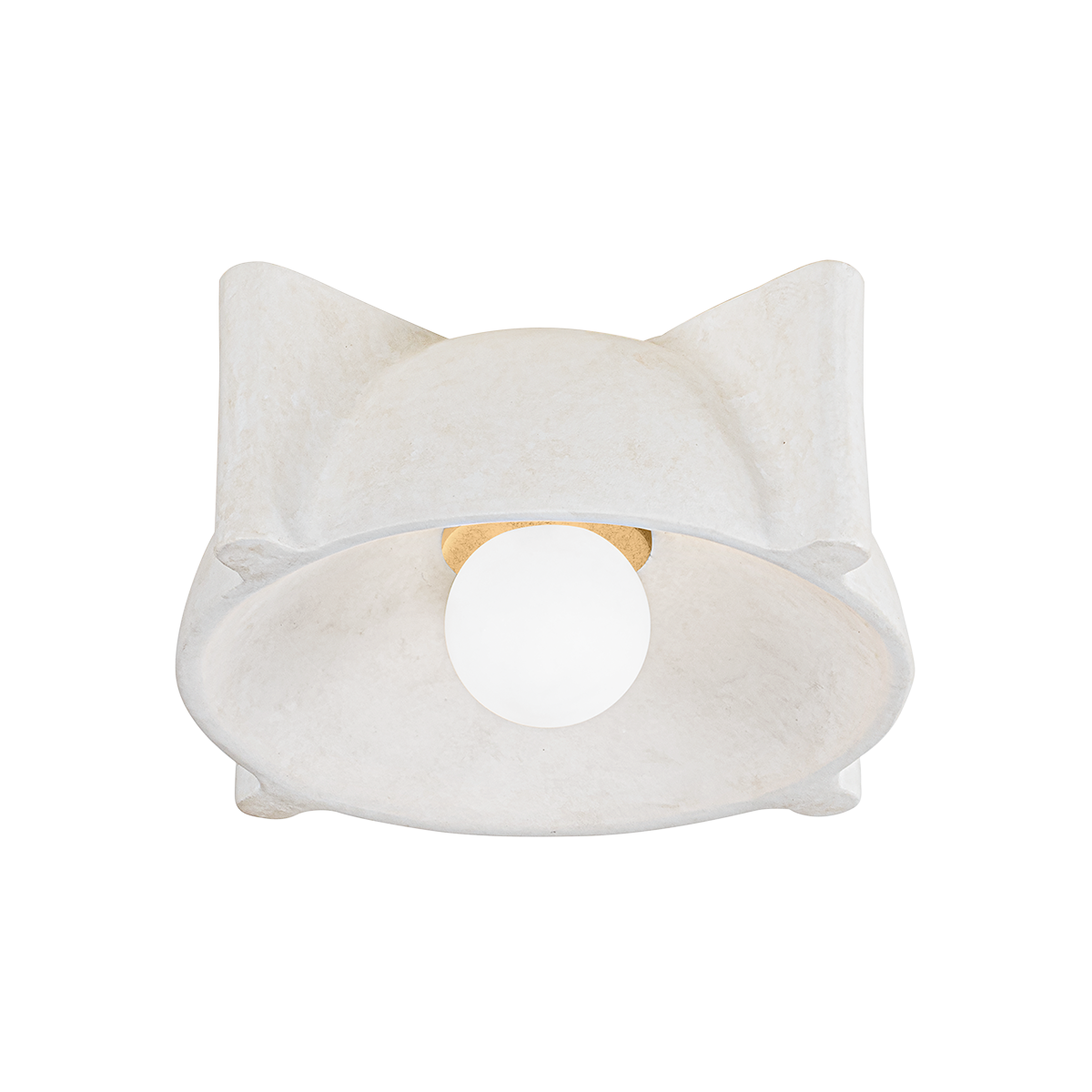 Troy Lighting Modesto Vintage Gold Leaf 13W x 13L x 5H Flush Mount
