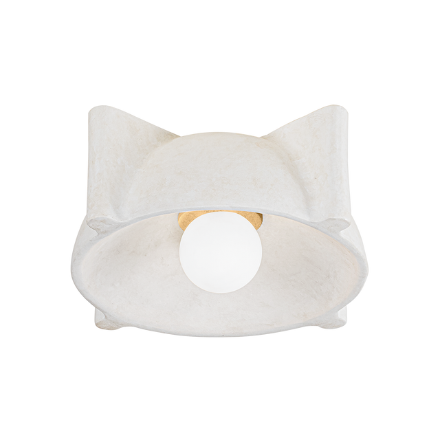 Troy Lighting Modesto Vintage Gold Leaf 13W x 13L x 5H Flush Mount