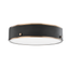 Troy Lighting Eli PATINA BRASS AND SOFT OFF BLACK 16W x 16L x 3.5H Flush Mount